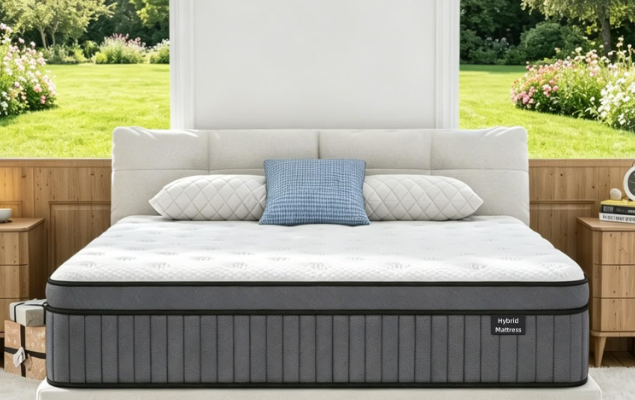 Hiboss 12 Inch Twin Hybrid Mattress
