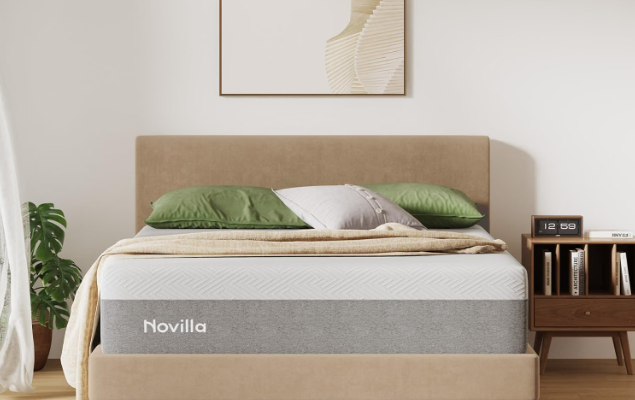 Novilla Bliss Queen Size Mattress, 12 Inch Gel Memory Foam Mattress Queen