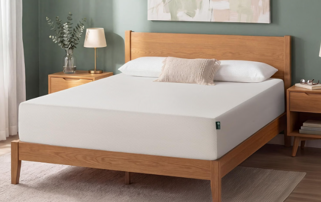 Zinus 12 Inch Queen Green Tea Memory Foam Mattress